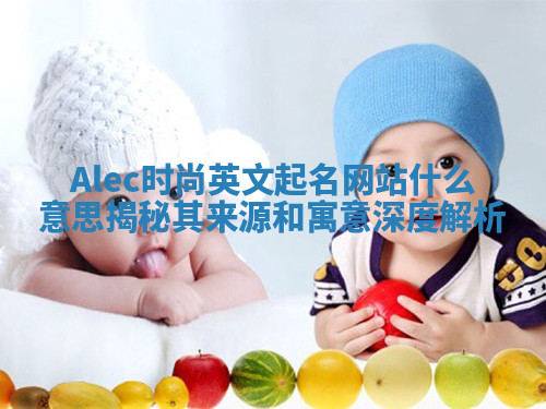 Alec时尚英文起名网站什么意思揭秘其来源和寓意深度解析