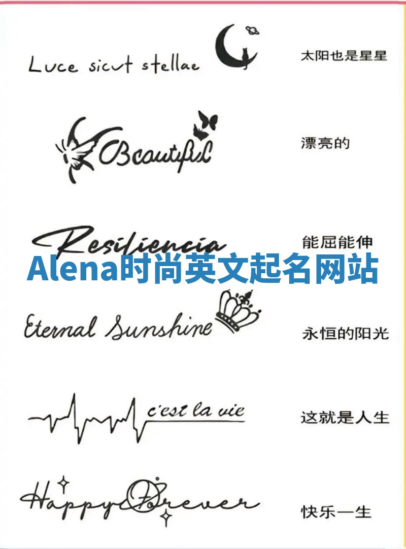 Alena时尚英文起名网站