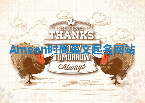 Ameen时尚英文起名网站