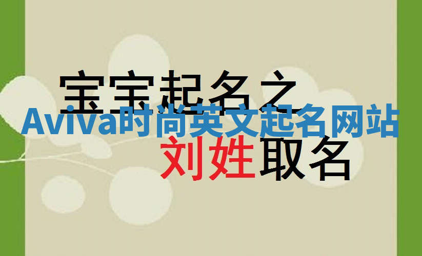 Aviva时尚英文起名网站 Aviva时尚英文起名网站