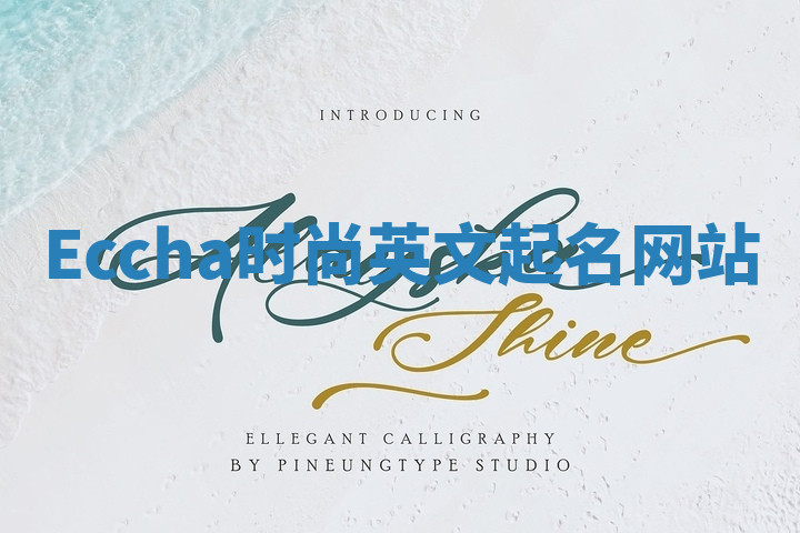 Eccha时尚英文起名网站