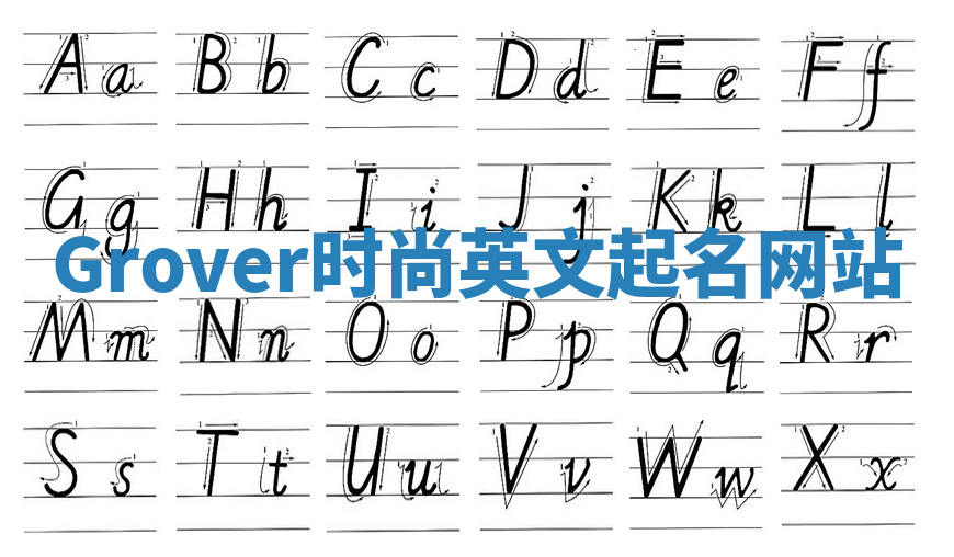 Grover时尚英文起名网站