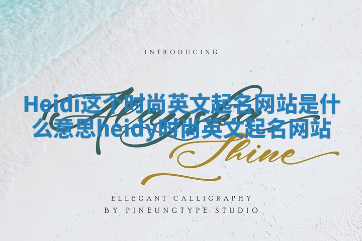 Heidi这个时尚英文起名网站是什么意思 heidy时尚英文起名网站