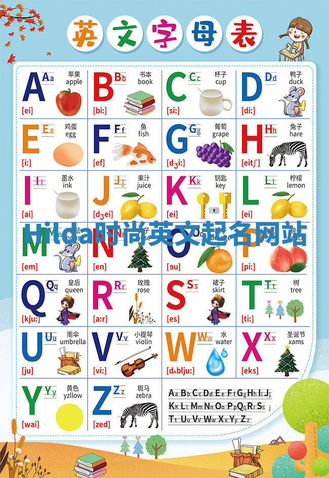 Hilda时尚英文起名网站