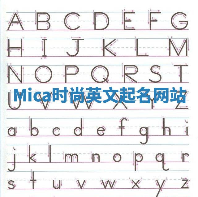Mica时尚英文起名网站