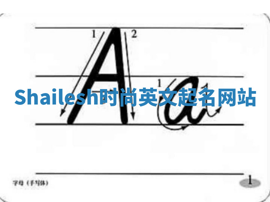 Shailesh时尚英文起名网站 Shailesh时尚英文起名网站