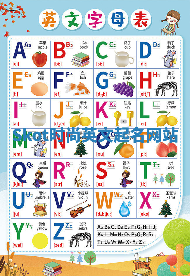 Skot时尚英文起名网站