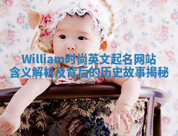 William时尚英文起名网站含义解析及背后的历史故事揭秘 William时尚英文起名网站含义解析及背后的历史故事揭秘